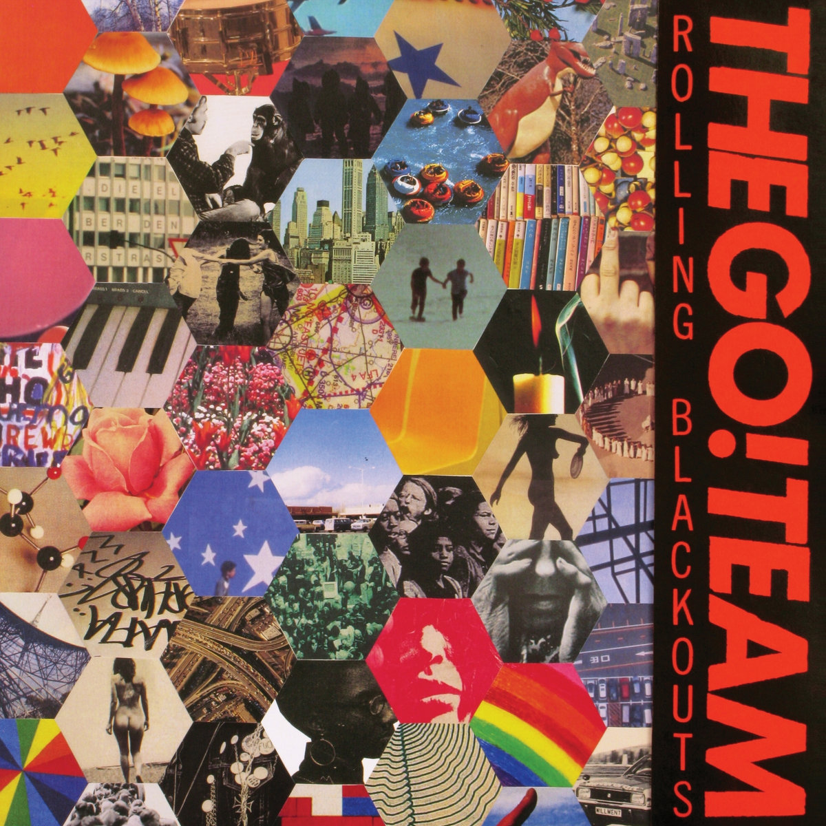 The Go! Team Rolling Blackouts cover artwork
