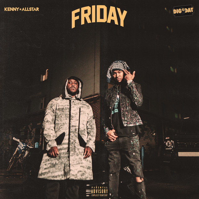 Kenny Allstar featuring DigDat — Friday cover artwork