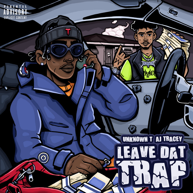 Unknown T featuring AJ Tracey — Leave Dat Trap cover artwork