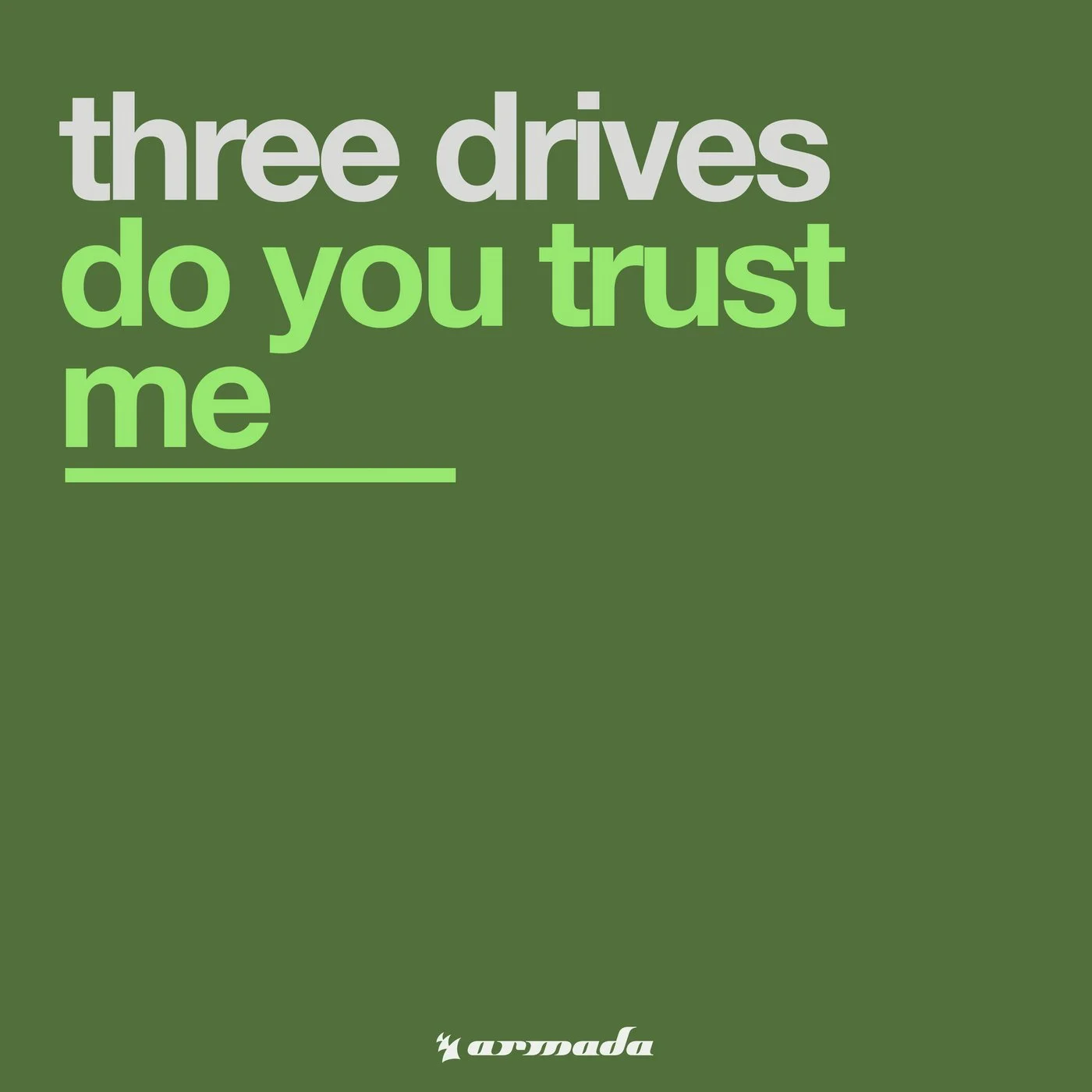 Three Drives Do You Trust Me EP cover artwork
