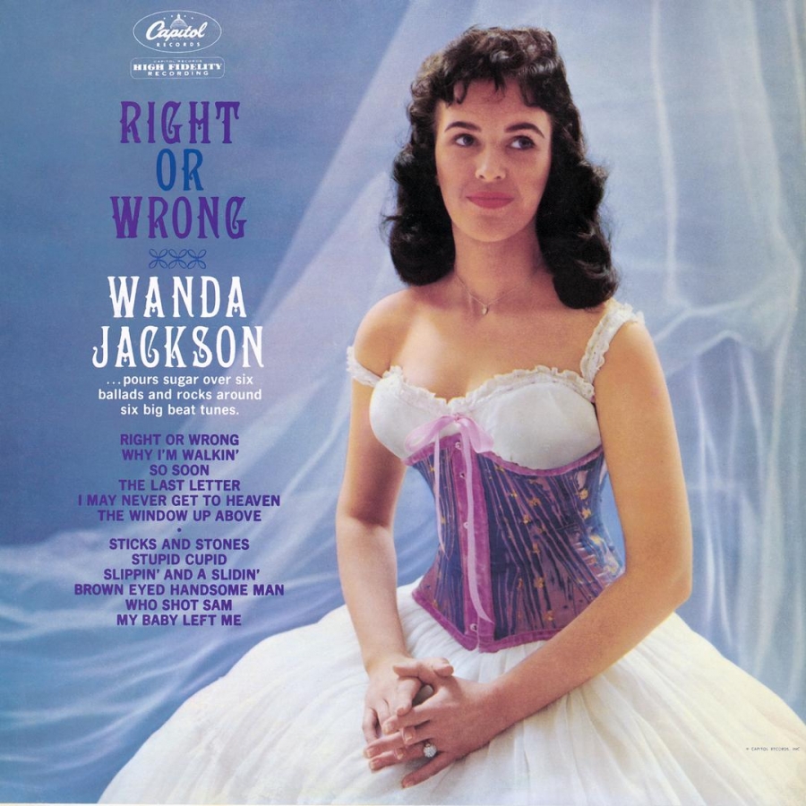 Wanda Jackson — Right or Wrong cover artwork