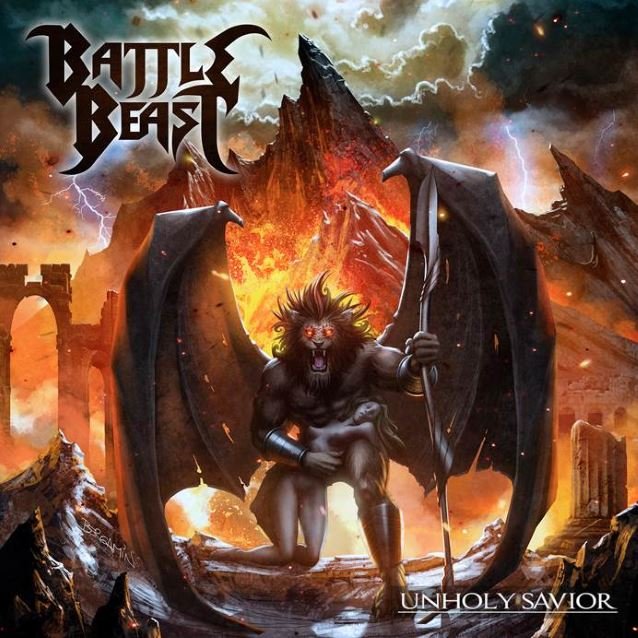 Battle Beast Unholy Savior cover artwork