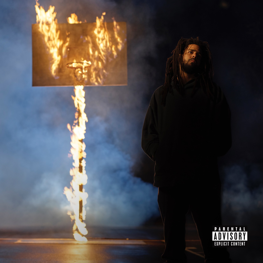 J. Cole featuring Bas — 1 0 0 . m i l &#039; cover artwork