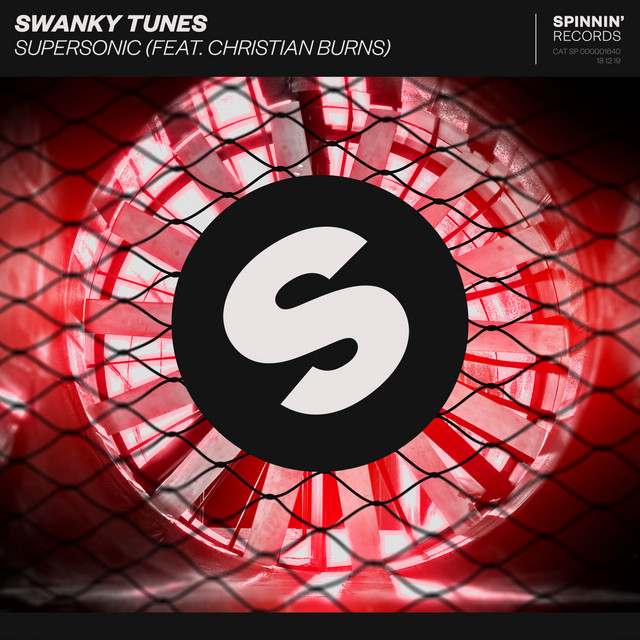 Swanky Tunes featuring Christian Burns — Supersonic cover artwork