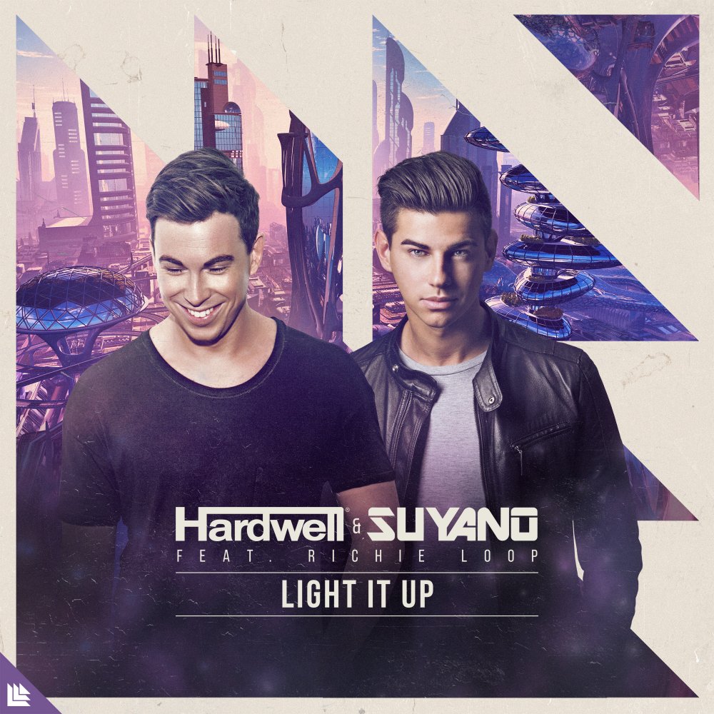 Hardwell & Suyano featuring Richie Loop — Light It Up cover artwork