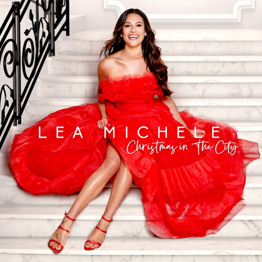 Lea Michele Christmas in the City cover artwork
