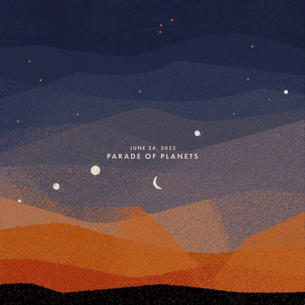 Sleeping At Last June 24, 2022: Parade of Planets cover artwork