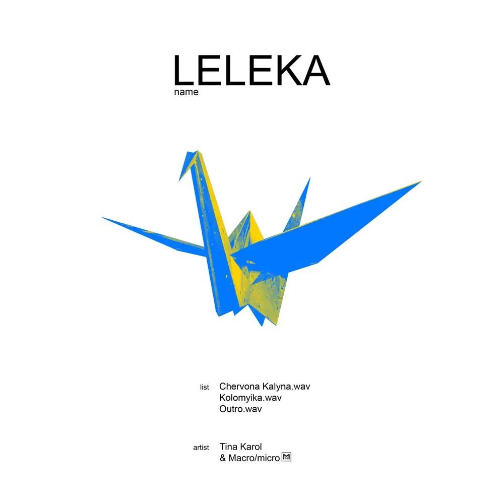 Tina Karol & Macro/micro LELEKA - Single cover artwork