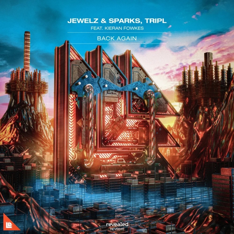 Jewelz &amp; Sparks & TripL featuring Kieran Fowkes — Back Again cover artwork