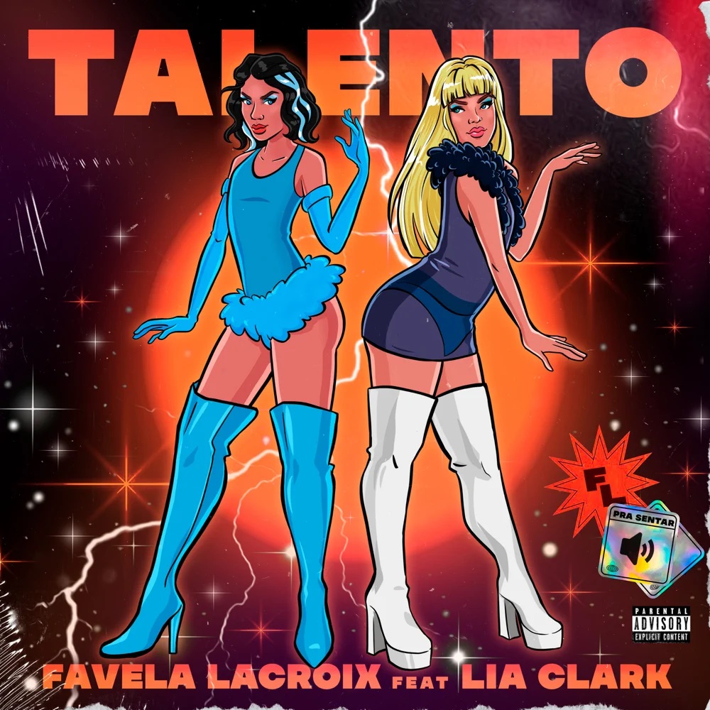 Favela Lacroix & Lia Clark Talento cover artwork