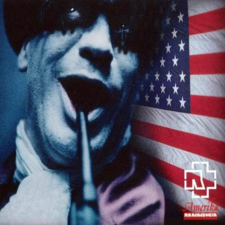Rammstein Amerika cover artwork
