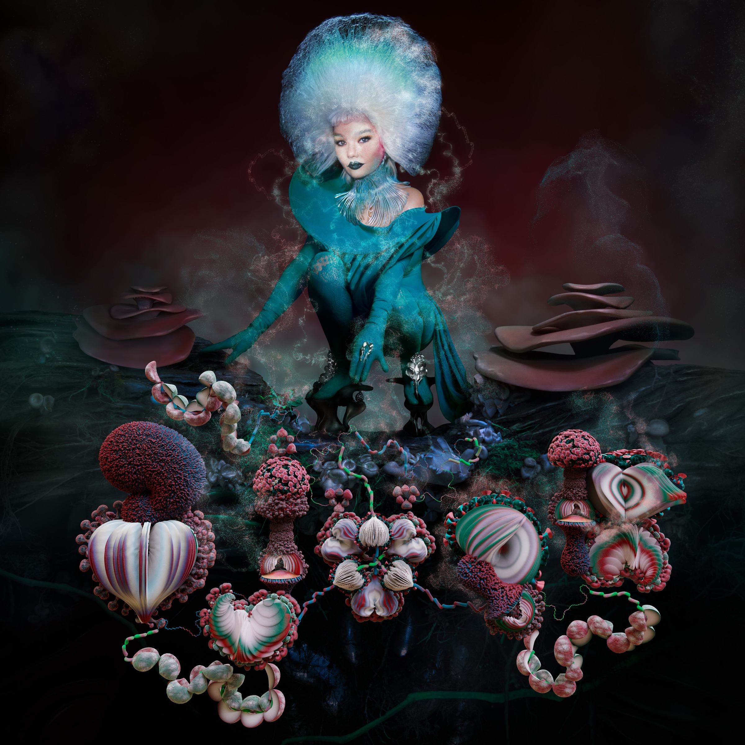 Björk Freefall cover artwork