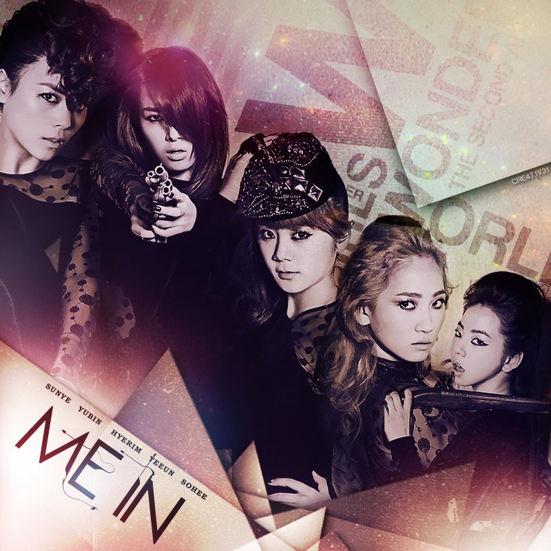 Wonder Girls — Me, In cover artwork