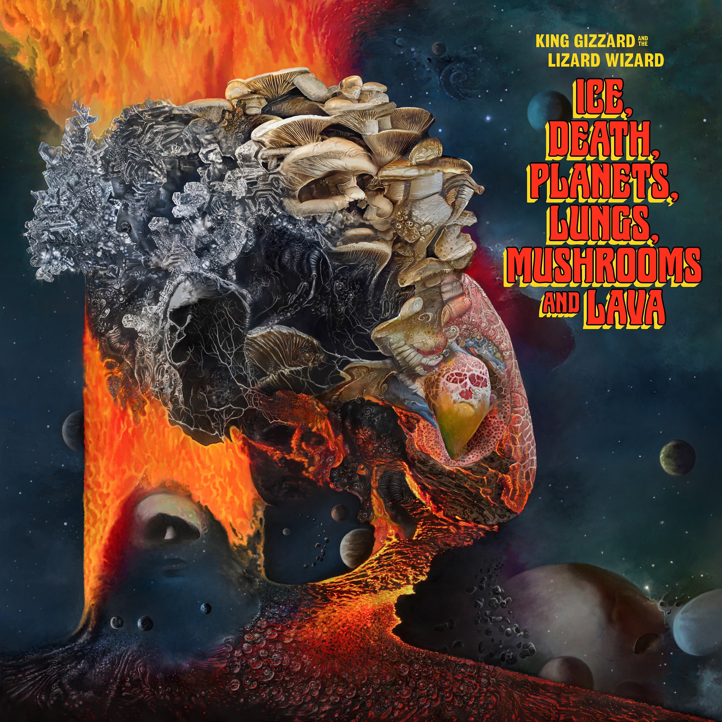 King Gizzard &amp; the Lizard Wizard Ice, Death, Planets, Lungs, Mushrooms and Lava cover artwork