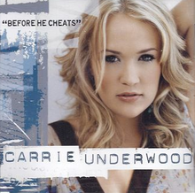 Carrie Underwood Before He Cheats cover artwork