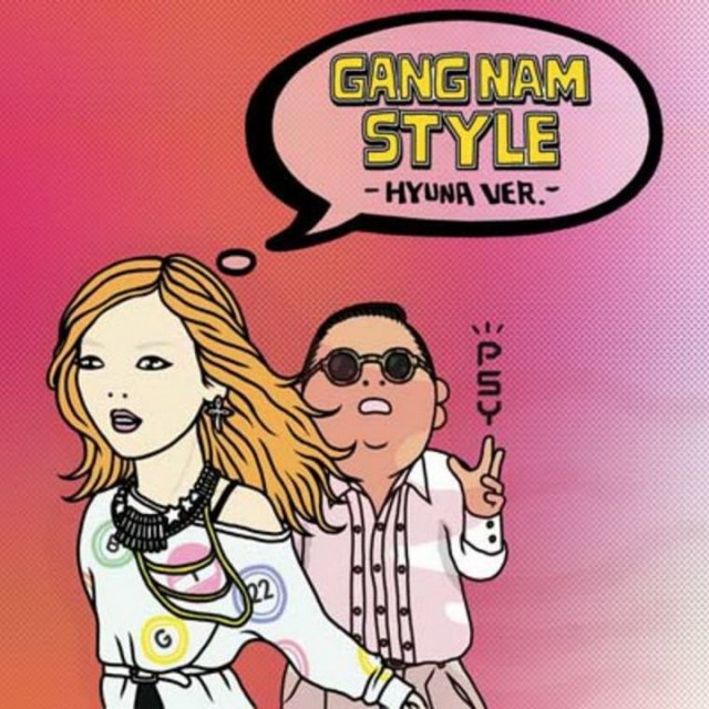 PSY featuring HyunA — Gangnam Style (Oppa Is Just My Style) cover artwork