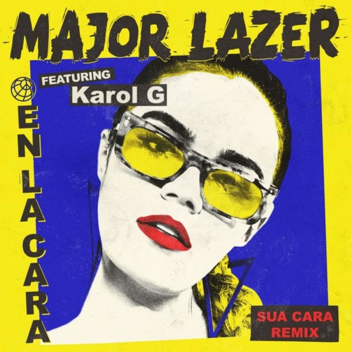 Major Lazer featuring KAROL G — En La Cara (Sua Cara Spanish Remix) cover artwork