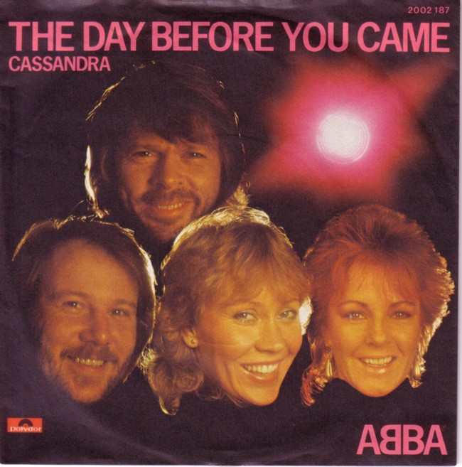 ABBA — The Day Before You Came cover artwork