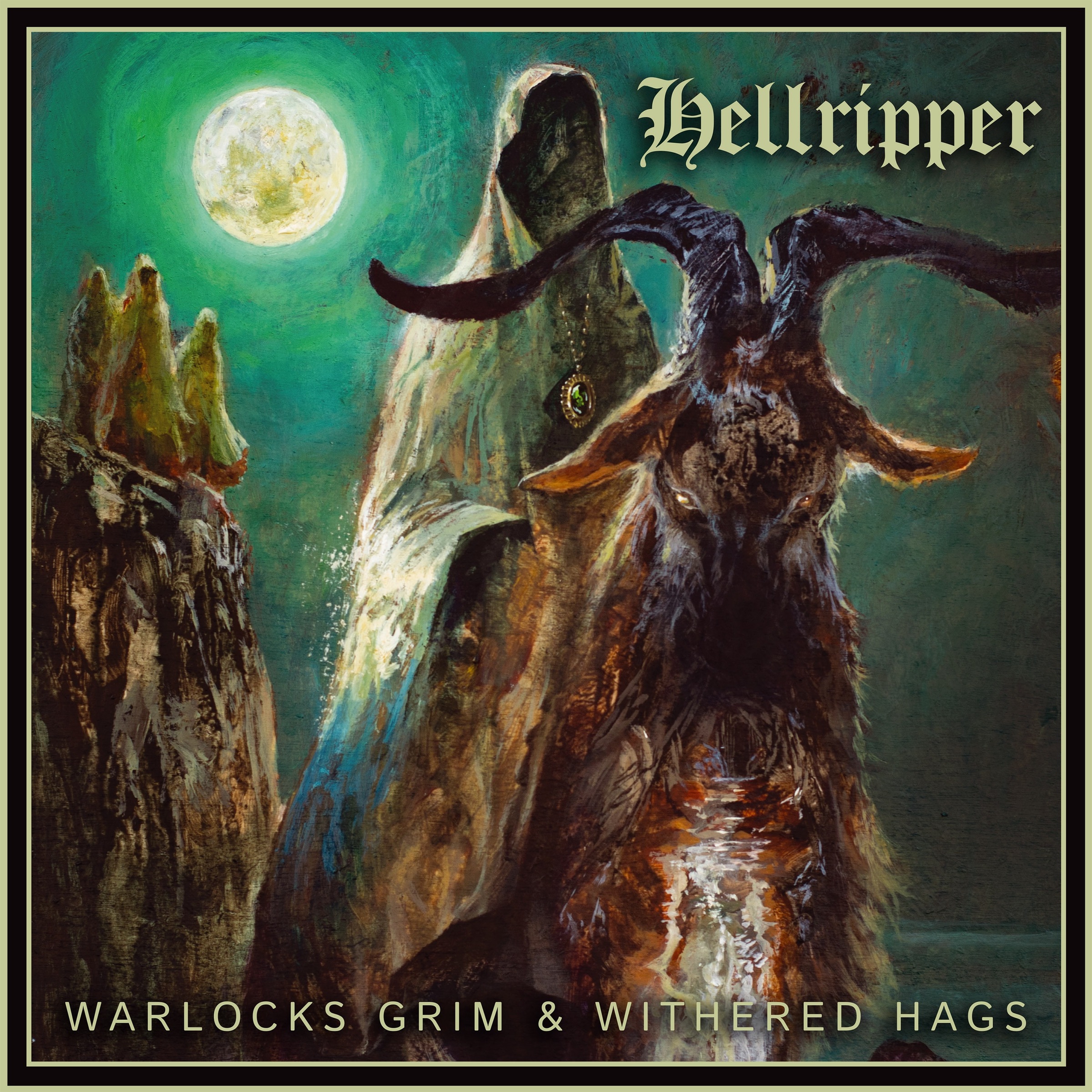 Hellripper Warlocks Grim &amp; Withered Hags cover artwork