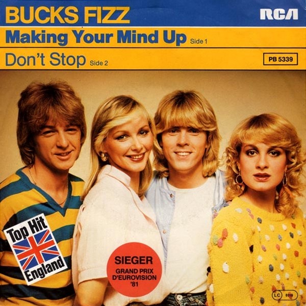 Bucks Fizz Making Your Mind Up cover artwork