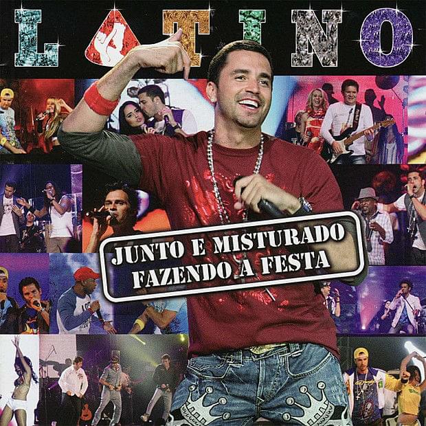 Latino featuring Perlla — Selinho Na Boca cover artwork