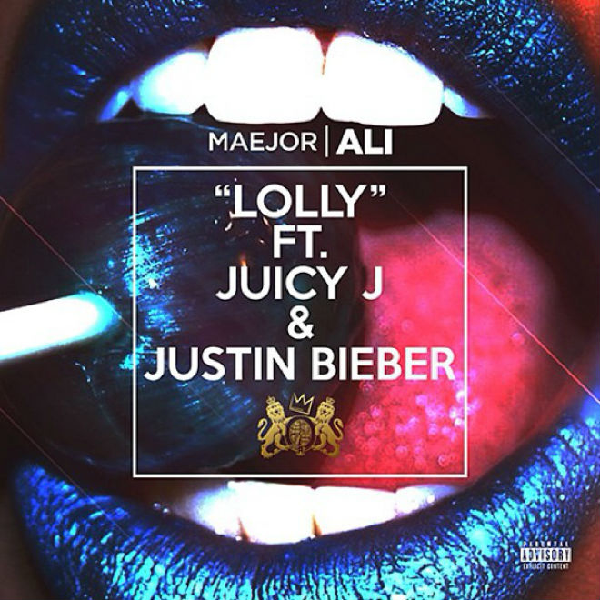Maejor ft. featuring Juicy J & Justin Bieber Lolly cover artwork
