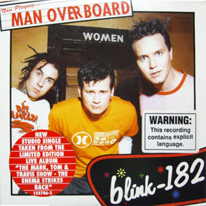 blink-182 Man Overboard cover artwork