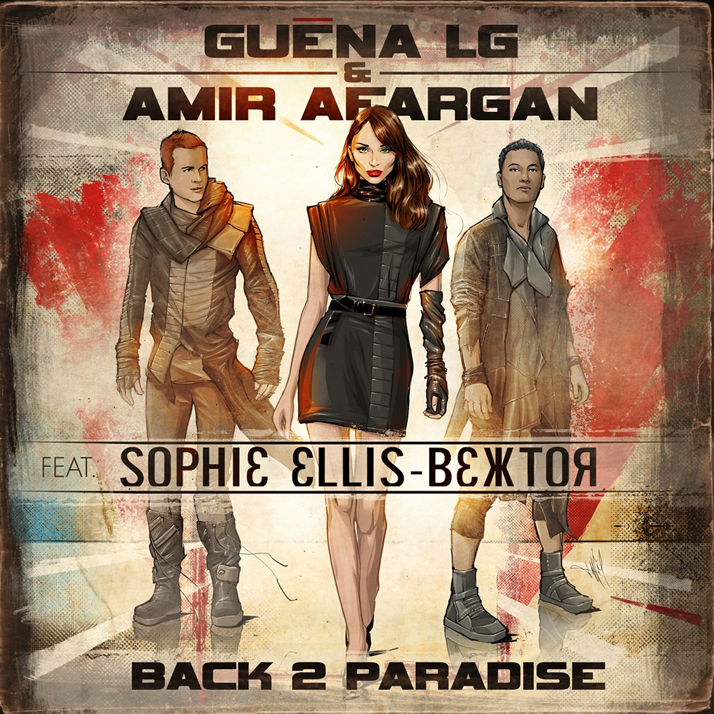 Guena LG & Amir Afargan featuring Sophie Ellis-Bextor — Back 2 Paradise cover artwork
