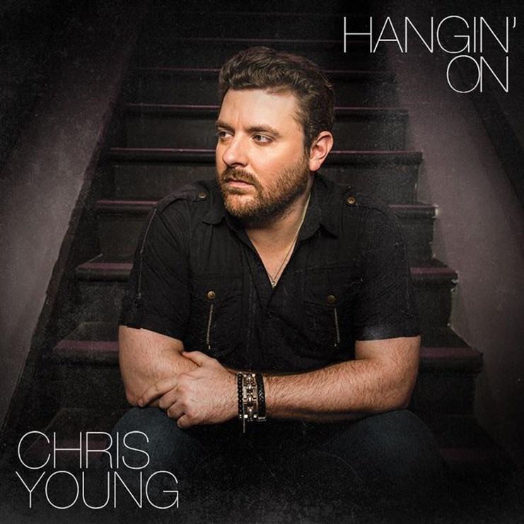 Chris Young Hangin&#039; On cover artwork