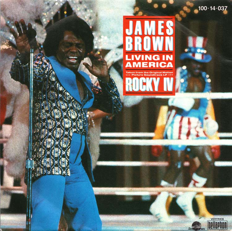 James Brown Living in America cover artwork