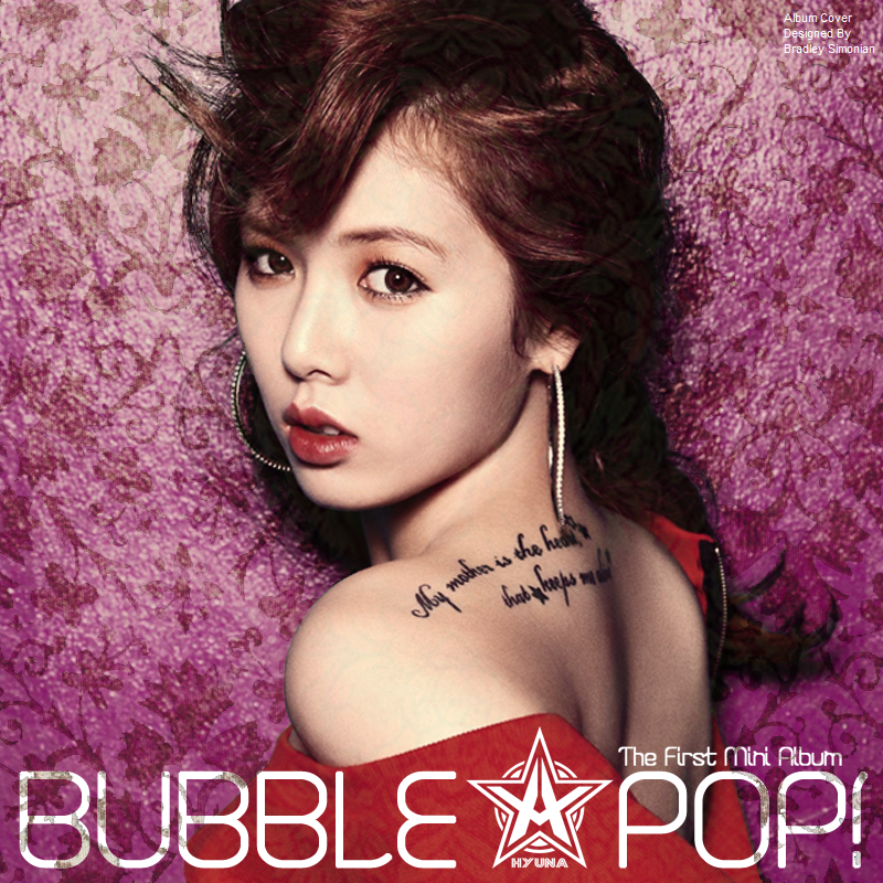 HyunA Bubble Pop! cover artwork