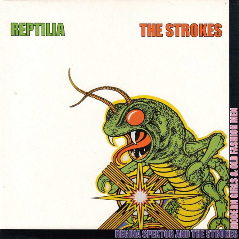 The Strokes Reptilia cover artwork