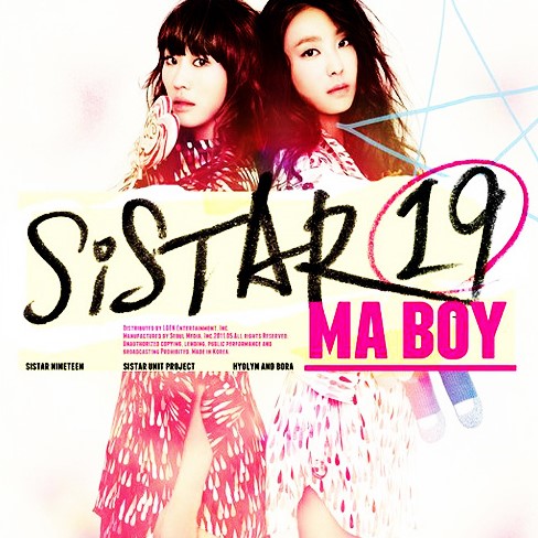 SISTAR19 — Ma Boy cover artwork