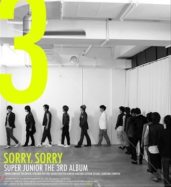 Super Junior Sorry, Sorry cover artwork