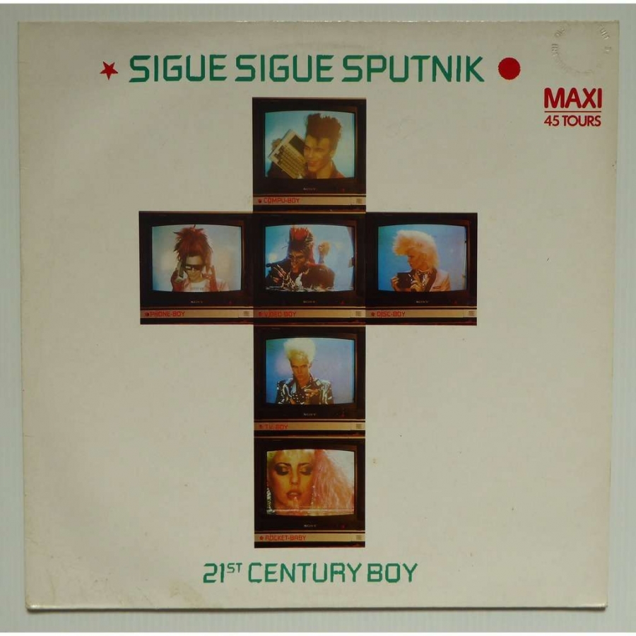 Sigue Sigue Sputnik 21st Century Boy cover artwork