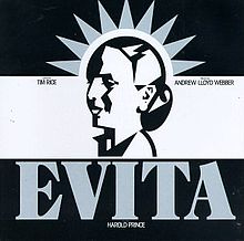 Andrew Lloyd Webber Evita (1979 Broadway Cast Recording) cover artwork