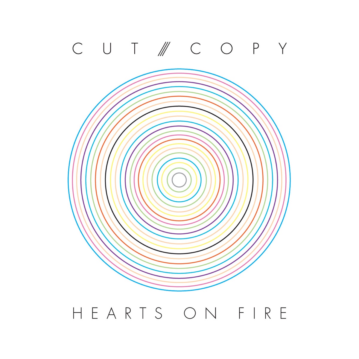 Cut Copy — Hearts on Fire cover artwork