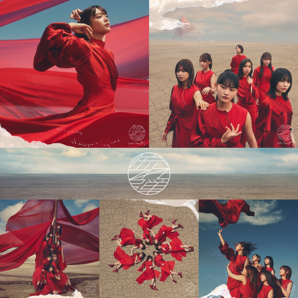 Sakurazaka46 — Nagaredama cover artwork