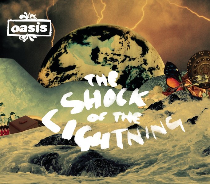 Oasis The Shock of the Lightning cover artwork