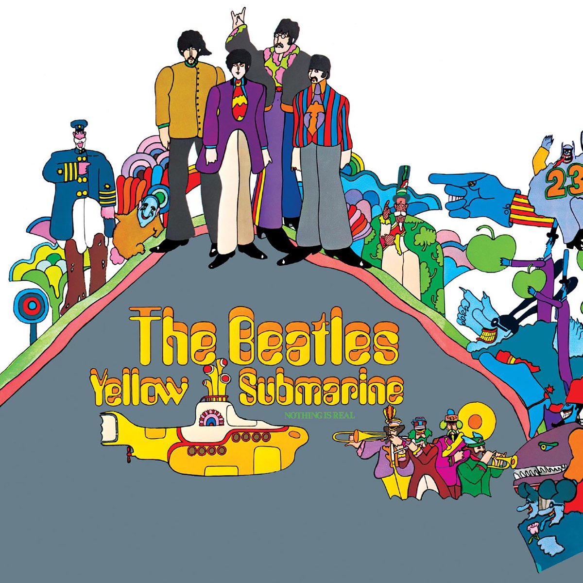 The Beatles Yellow Submarine cover artwork