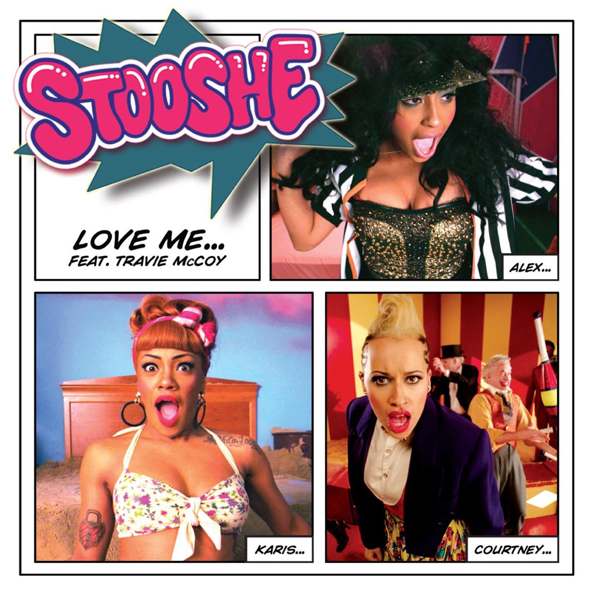 Stooshe ft. featuring Travie McCoy Love Me cover artwork
