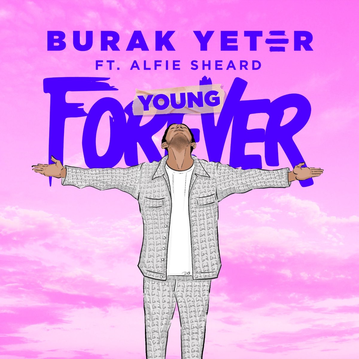 Burak Yeter featuring Alfie Sheard — Forever Young cover artwork