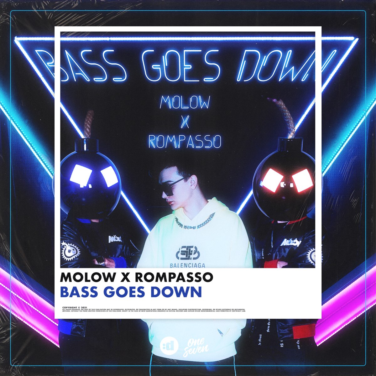 MOLOW & Rompasso — Bass Goes Down cover artwork