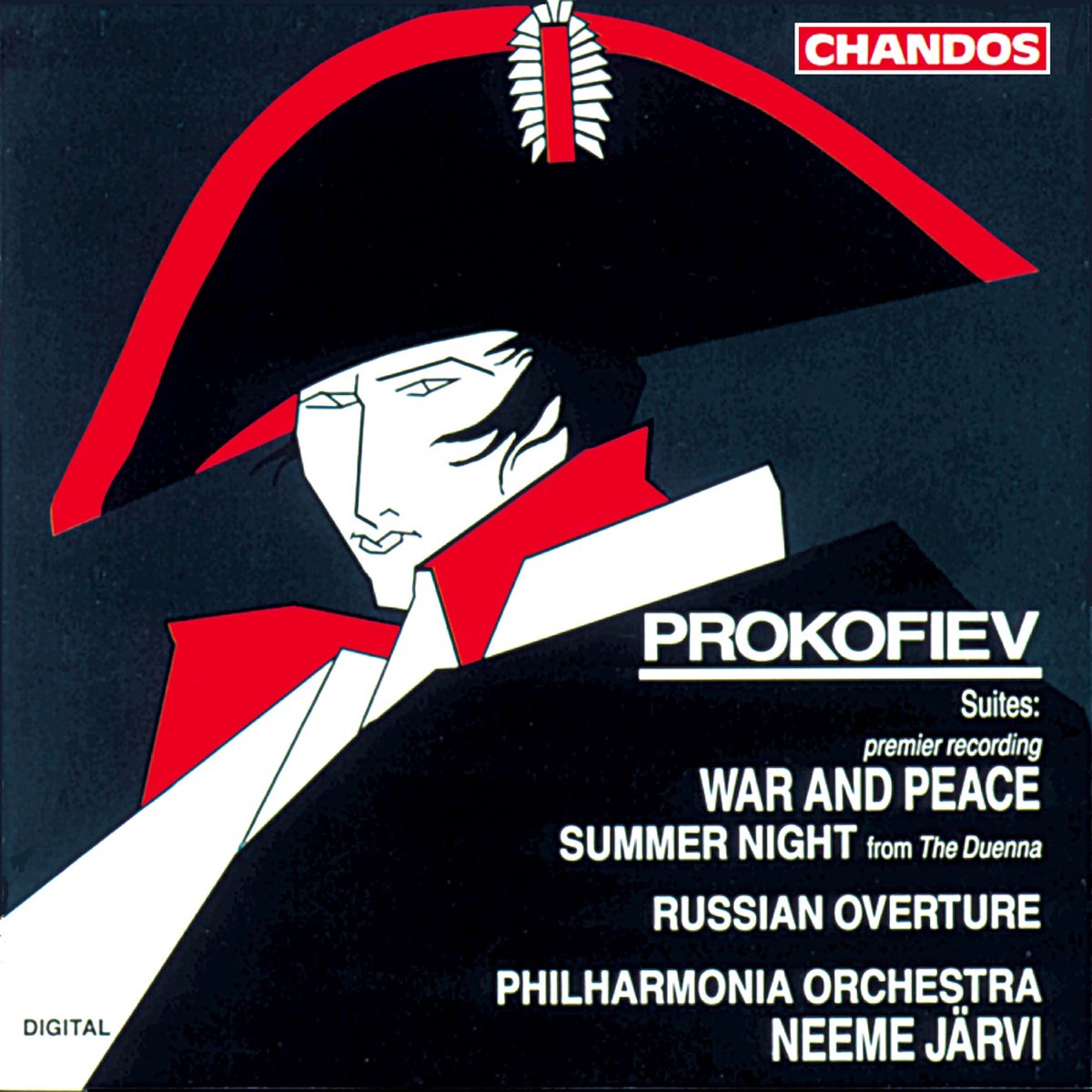 Sergei Prokofiev War and Peace Symphonic Suite cover artwork