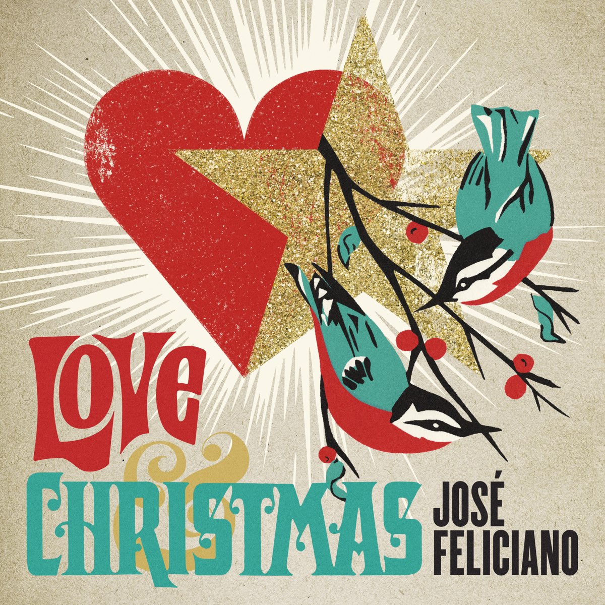 José Feliciano Love &amp; Christmas cover artwork