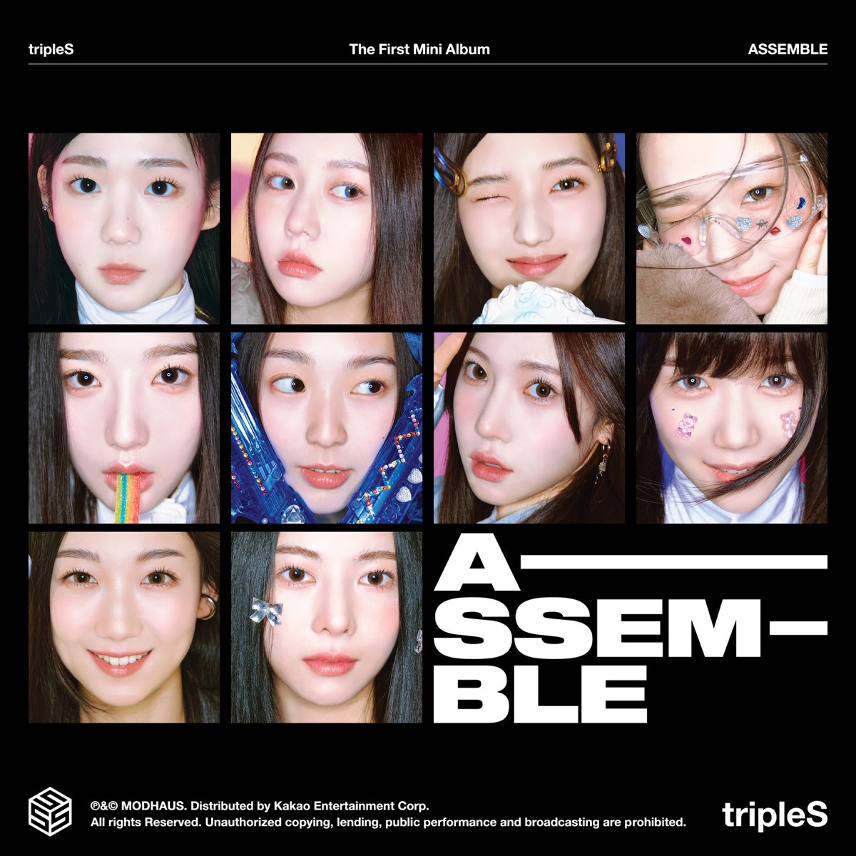 tripleS — Colorful cover artwork