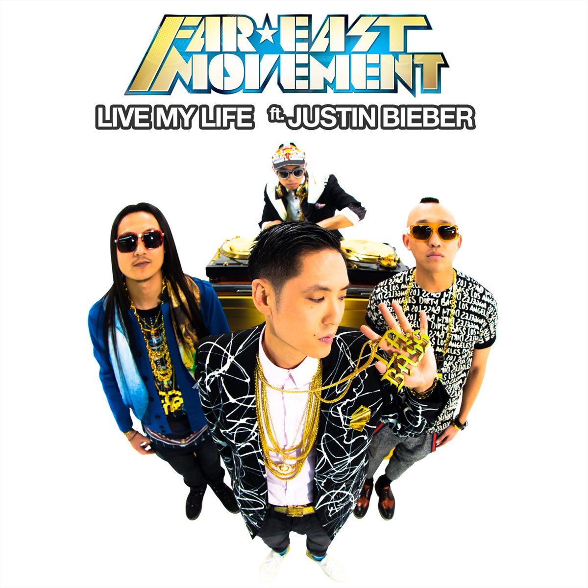 Far East Movement featuring Justin Bieber — Live My Life cover artwork