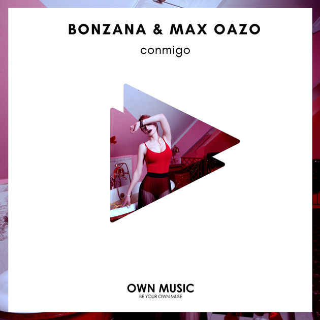 Bonzana & Max Oazo — Conmigo cover artwork