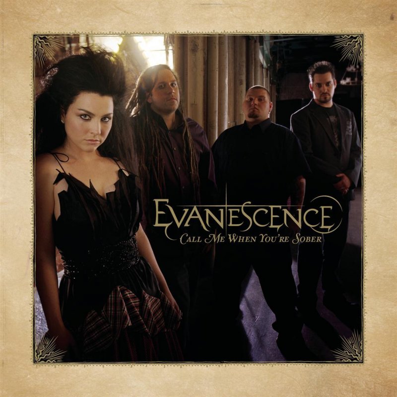 Evanescence Call Me When You&#039;re Sober cover artwork