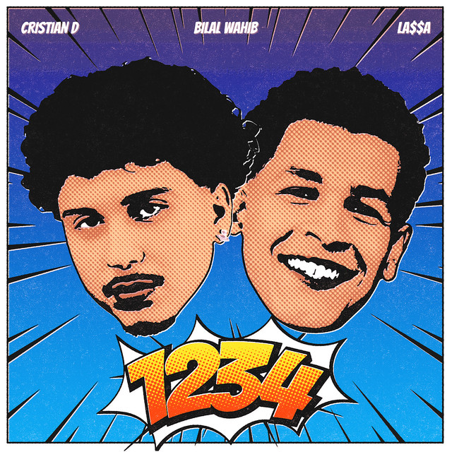Cristian D, Bilal Wahib, & LA$$A — 1234 cover artwork